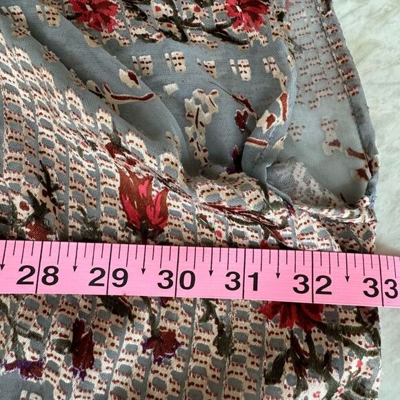 By Together Blouse Kimono Top Floral Open Front M/L - Picture 5 of 6